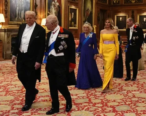 The Royal Family Present Red Carpet Amid Protests; Jimmy Kimmel Pulled From Air Due To Kirk Comments