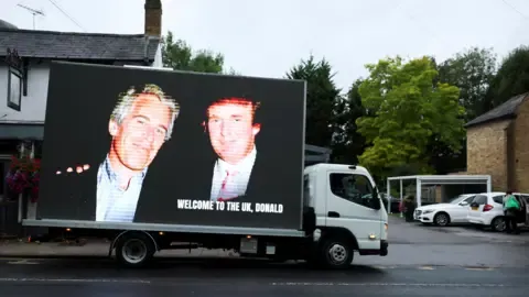 Four Arrests Carried Out Following Donald Trump and Epstein Images Displayed on Windsor Castle