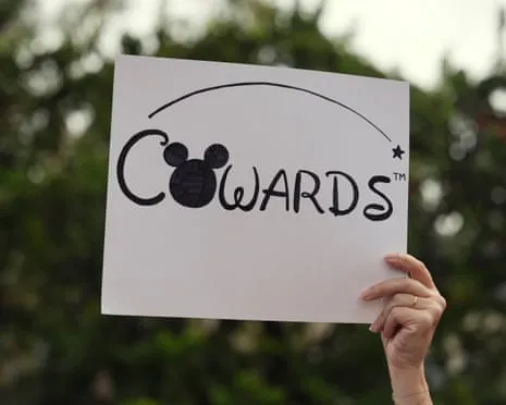 Numerous Rally Near Disney Headquarters Concerning ‘Un-American’ Kimmel Suspension